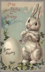 May your Easter be happy; Easter Greeting Postcard