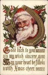 Good luck to you is my wish sincere Postcard