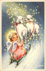 God Jul Children Postcard Postcard