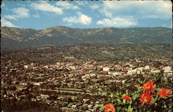 Aerial View of Santa Barbara Postcard