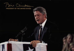 President William Jefferson Clinton Postcard