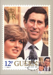 Charles and Diana Postcard