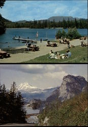 Alice Lake, Garibaldi Mountain and the "Chief" Postcard