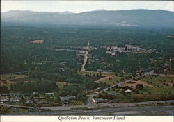 Qualicum Beach - Aerial View Vancouver Island, BC Canada British Columbia Postcard Postcard