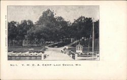 Y.M.C.A Camp Lake Geneva, WI Postcard Postcard