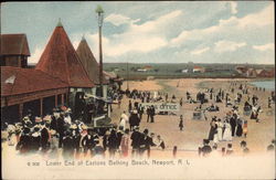 Lower End of Eastons Bathing Beach Postcard