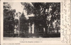 Cortland City Hospital Postcard