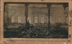 Missouri Capitol in Ruins St. Louis, MO Postcard Postcard