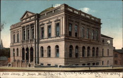 Public Library Postcard