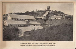 Kennedy Mine Jackson, CA Postcard Postcard