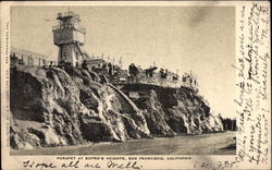 Parapet at Sutro's Heights Postcard