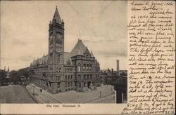 City Hall Cincinnati, OH Postcard Postcard