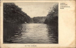 Lasell Seminary, on the Charles Auburndale, MA Postcard Postcard