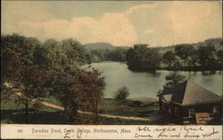 Paradise Pond, Smith College Northampton, MA Postcard Postcard