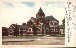 View of Public Library Postcard