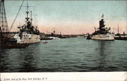 View of the Navy Yard Postcard