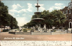 Eulaw Place Baltimore, MD Postcard Postcard