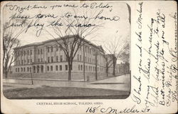 Central High School Postcard