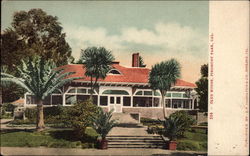 View of Club House, Piedmont Park Postcard