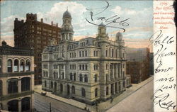 Post Office and Guaranty Loan Building Postcard