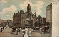 City Hall Detroit, MI Postcard Postcard