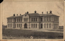 The El Campo School which cost $13,500 Texas Postcard Postcard