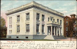 Free Public Library Postcard