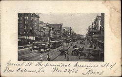 Business Street Postcard