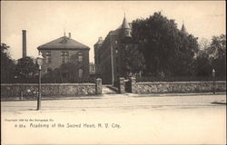 Academy of the Sacred Heart New York, NY Postcard Postcard