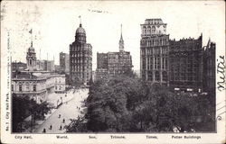 City Hall Park New York, NY Postcard Postcard