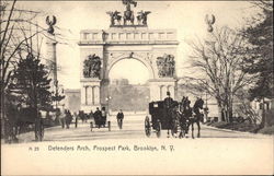 Defenders Arch, Prospect Park, Brooklyn Postcard