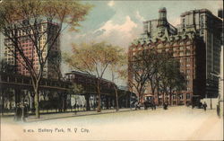 Battery Park Postcard