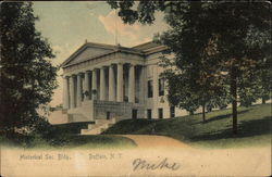 Historical Society Building Buffalo, NY Postcard Postcard