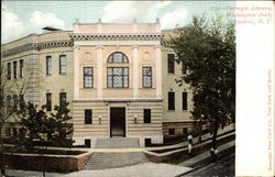 Carnegie Library, Washington Park Postcard