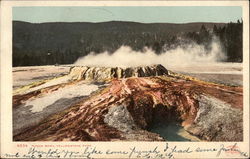 Punch Bowl, Yellowstone Park Postcard