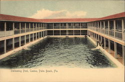 Swimming Pool, Casino Postcard