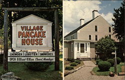 The Village Pancake House, Croner Routes 1A and 133 Postcard