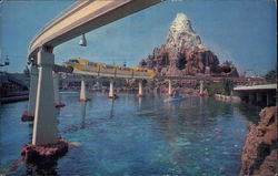 Monorail System, Disneyland Postcard