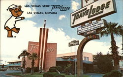 Las Vegas Strip TraveLodge Nevada Postcard Postcard