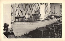 The Seaworthy Boat Bar in the Great Lakes Room Chicago, IL Postcard Postcard