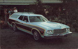 1976 Gran Torino Squire Wagon Cars Postcard Postcard