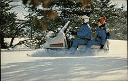 Snowmobile Dickeyville, WI Postcard Postcard