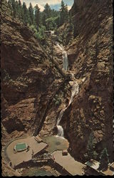 Seven Falls in South Cheyenne Canon Postcard