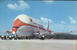 Super Guppy Aircraft Postcard Postcard