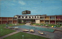 Swimming Pool of the Holiday Inn Postcard