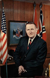 Jim Allen, lt. Governor of Alabama Postcard