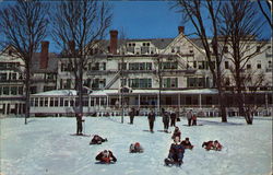 Winter Scene, The Northfield Hotel Postcard