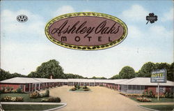 Ashley Oaks Motel Valdosta, GA Postcard Postcard