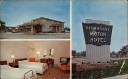 Herrmann's Motor Hotel Postcard