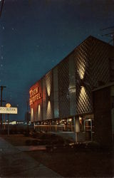 Tech Motel and Restaurant Postcard